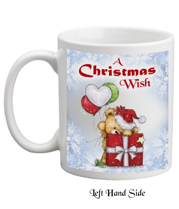 Teddy Bear & Present - Wonderland Mug